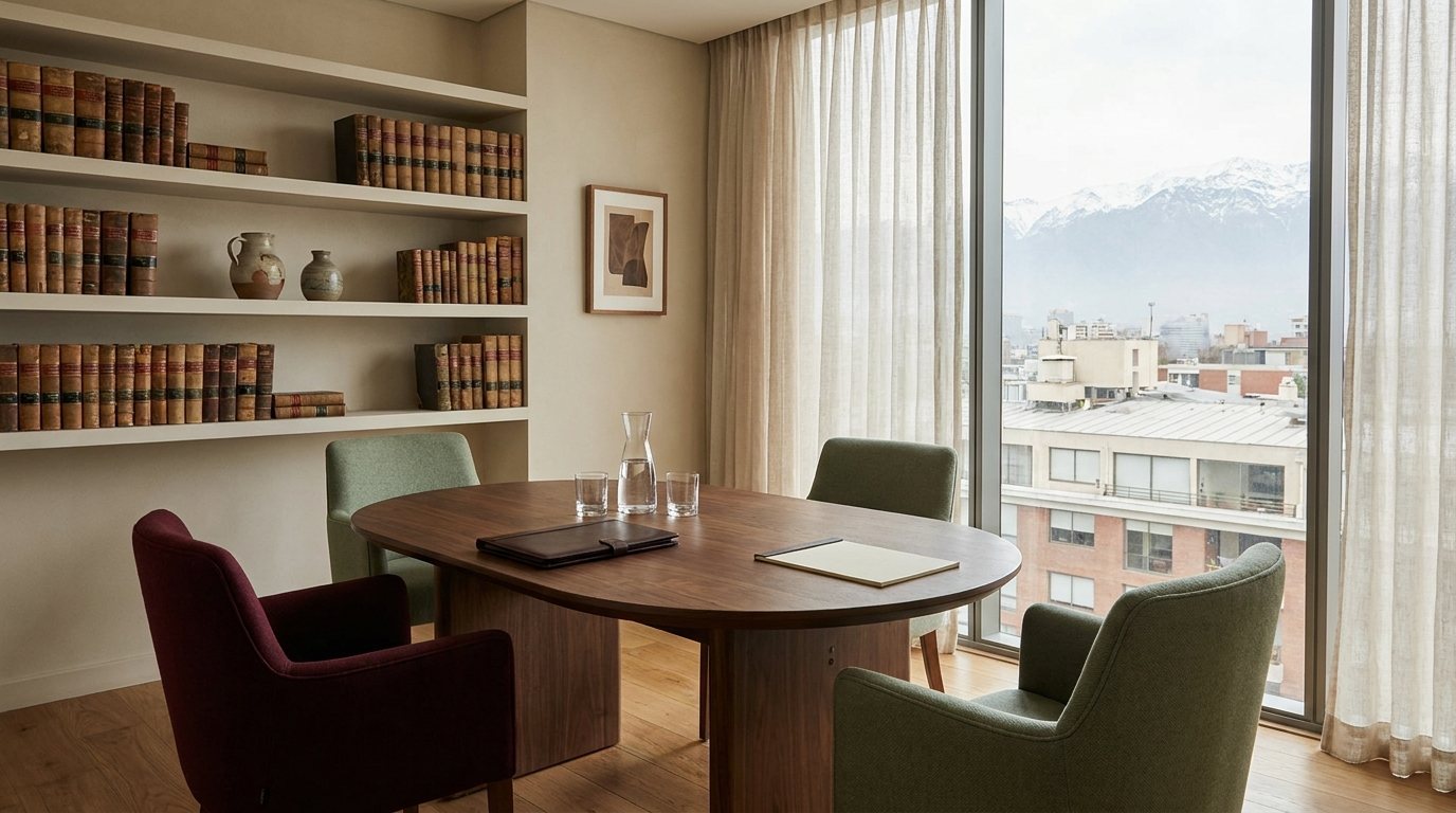 Sala de reuniones del estudio Alzada