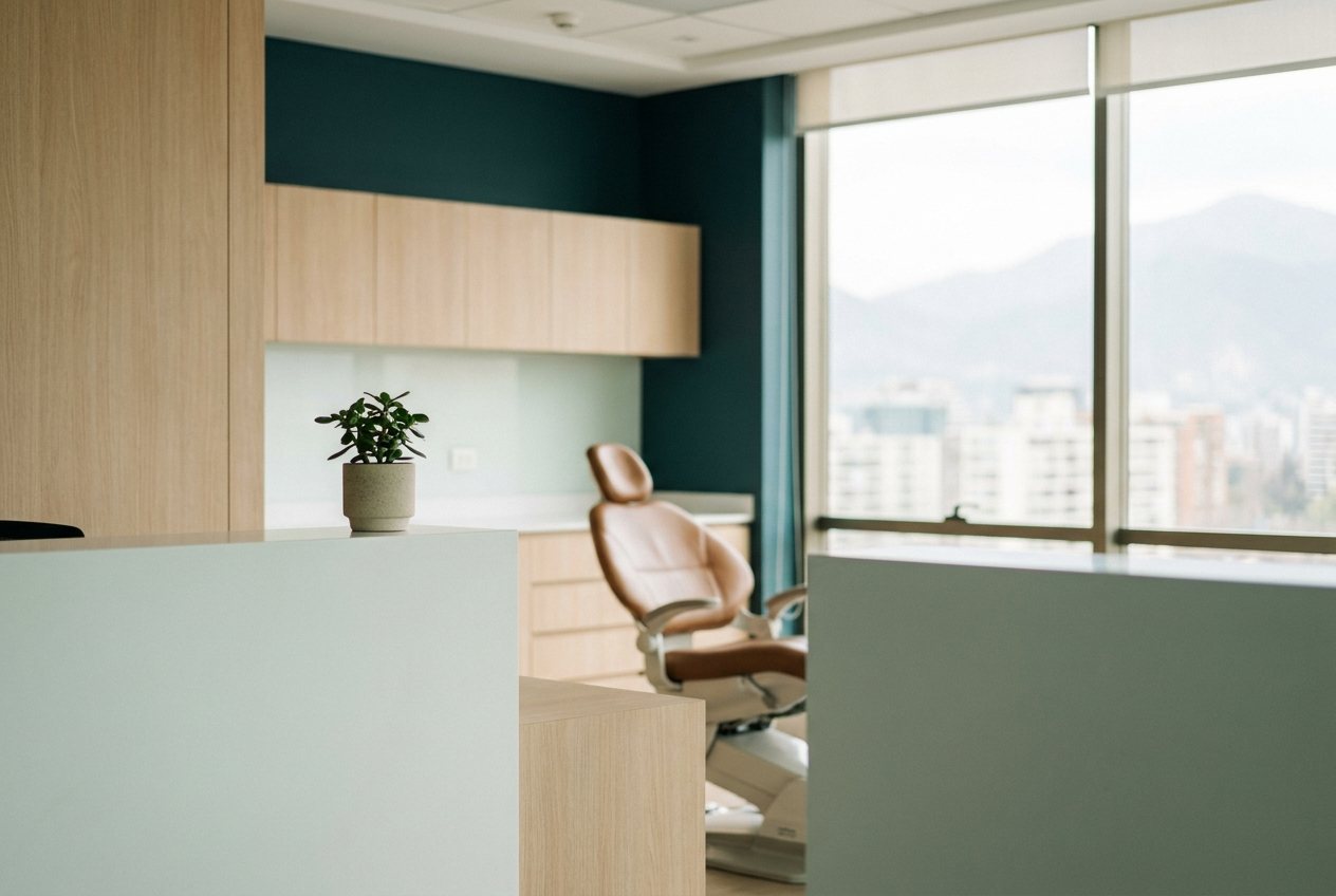 Sala de atención de Clínica Dental Nogal en Providencia