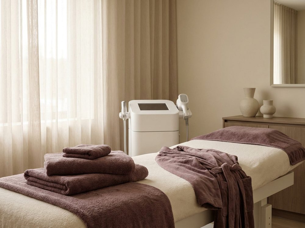 Sesión de limpieza facial en cabina